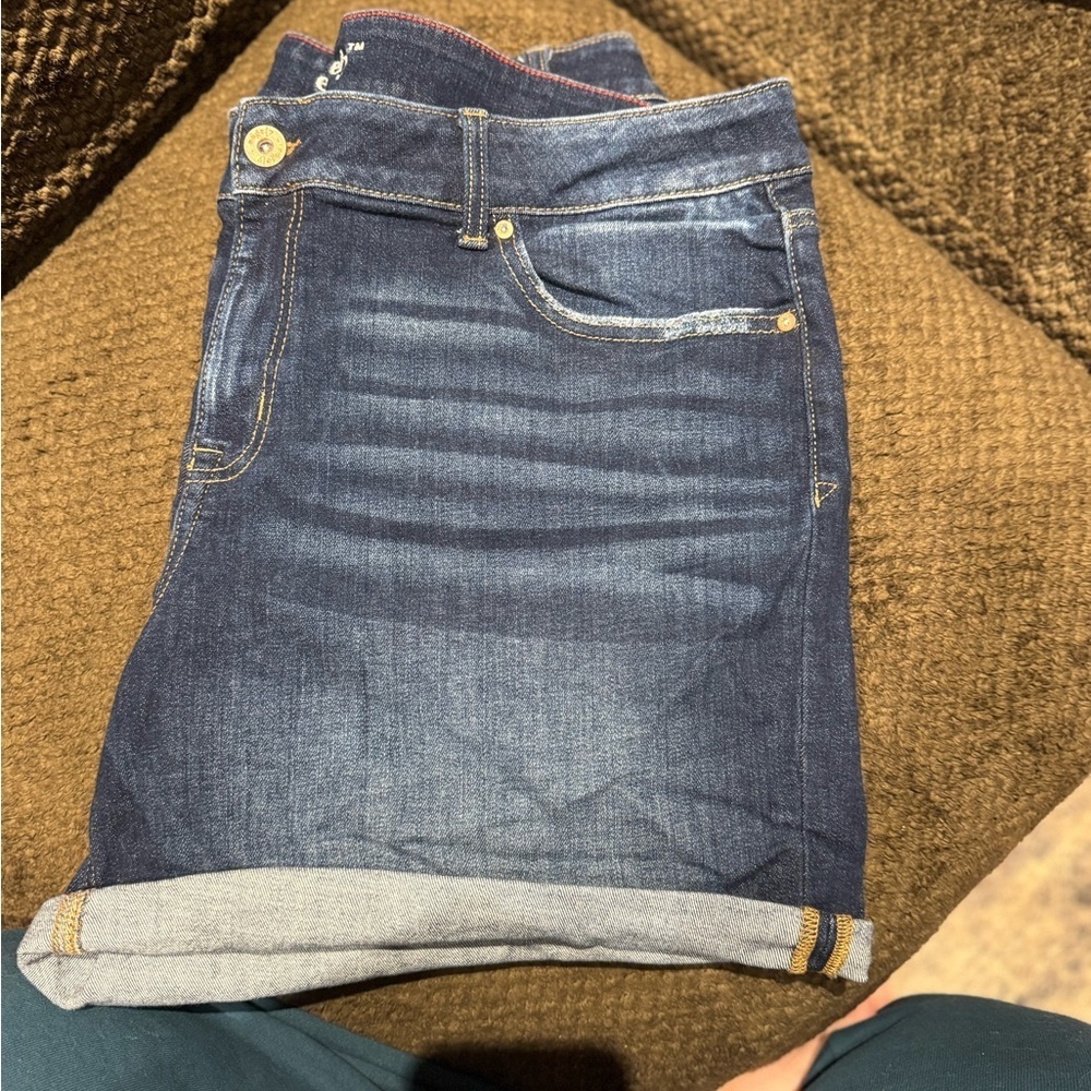 Edge Dark Blue Denim Jeans Shorts
